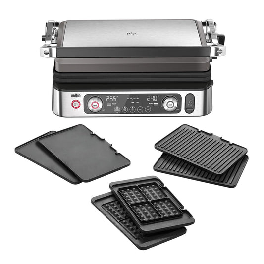 Braun MultiGrill 9 CG 9167 – Kontaktgrill mit Waffelplatten