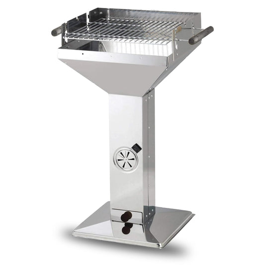 ACTIVA Holzkohlegrill Erfurt – Verchromter Rost & Edelstahl