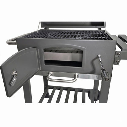 ACTIVA Holzkohlegrill Angular Guss – Gusseisenrost & Abdeckhaube