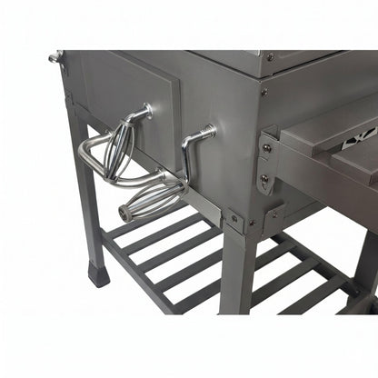 ACTIVA Holzkohlegrill Angular Guss – Gusseisenrost & Abdeckhaube