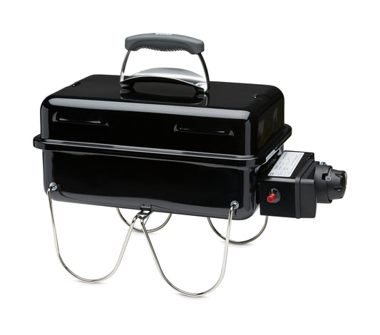 Weber Go-Anywhere Gasgrill – Tragbar, 42x26 cm, schwarz