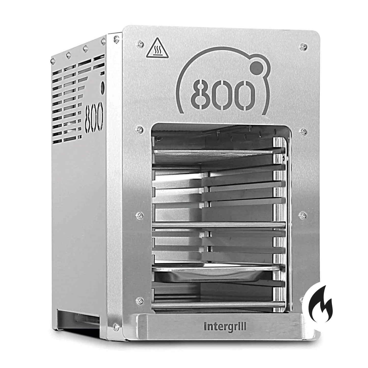 Intergrill 800° Oberhitzegrill Steakgrill – Edelstahl, 15,6 kg