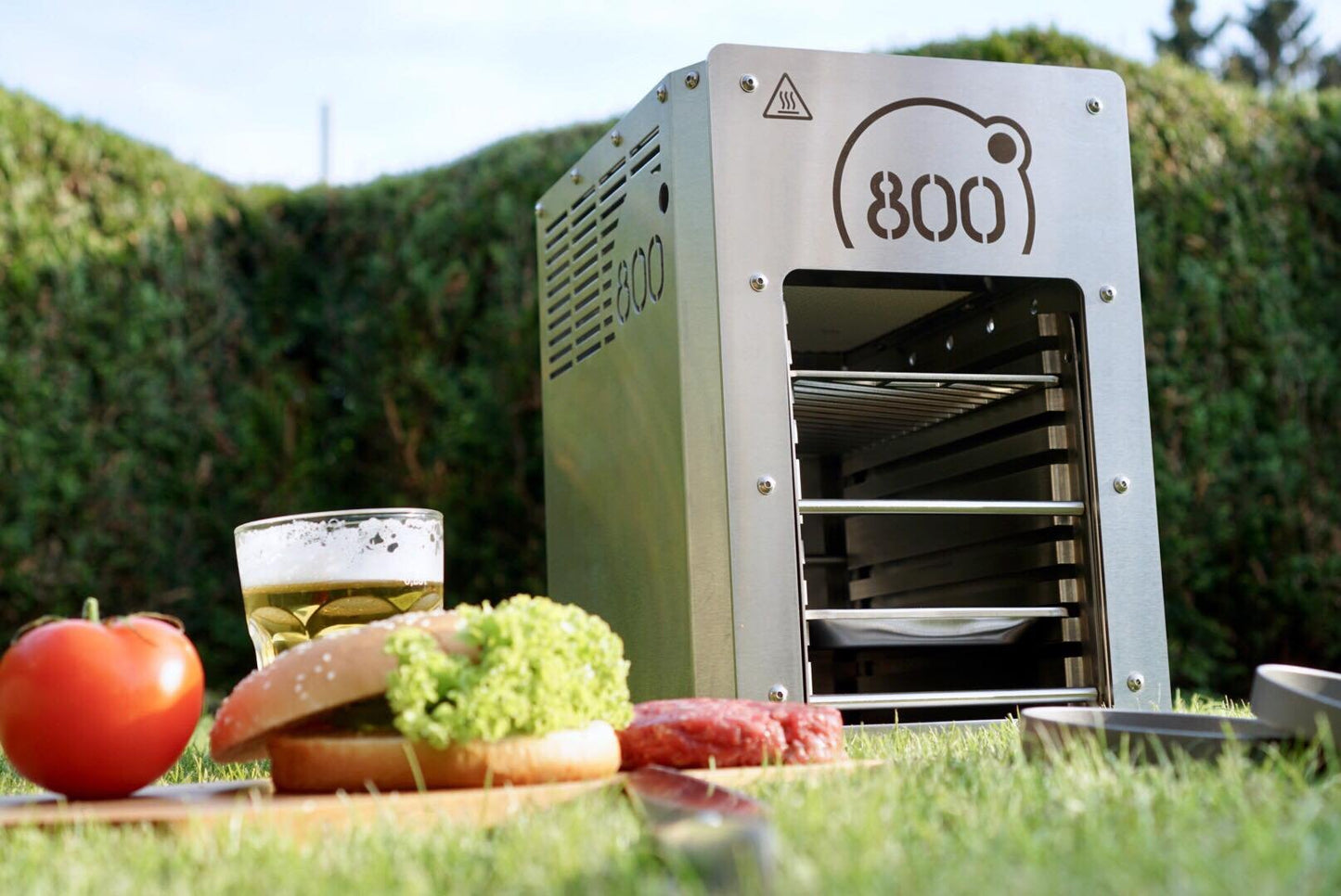 Intergrill 800° Oberhitzegrill Steakgrill – Edelstahl, 15,6 kg