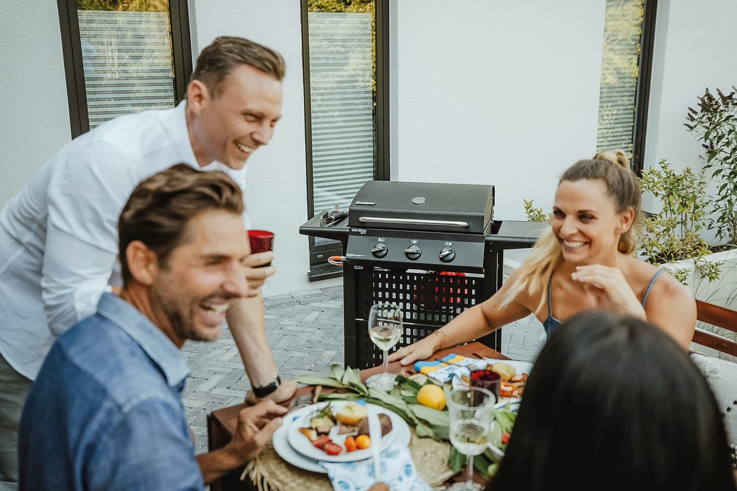 Enders Gasgrill SAN DIEGO NEXT 3 – 3 Brenner Edelstahl Balkongrill